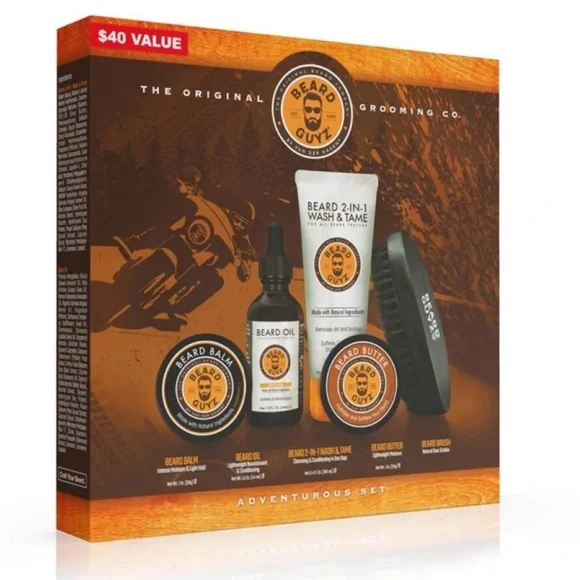 NIB Beard Guys Grooming Kit - Picture 3 of 4